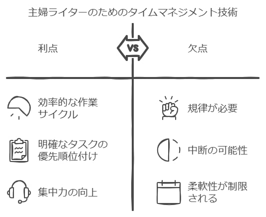 効率よく作業を進めるためのタイムマネジメント術